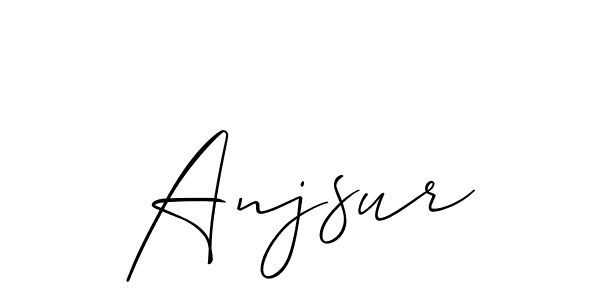 See photos of Anjsur official signature by Spectra . Check more albums & portfolios. Read reviews & check more about Allison_Script font. Anjsur signature style 2 images and pictures png