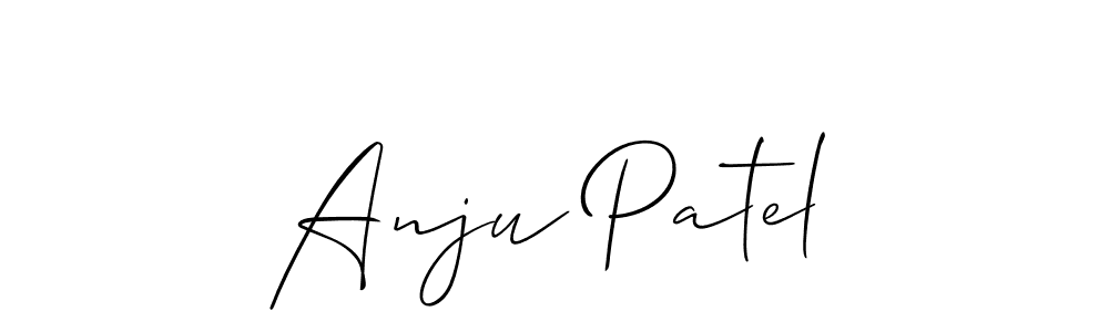 Also You can easily find your signature by using the search form. We will create Anju Patel name handwritten signature images for you free of cost using Allison_Script sign style. Anju Patel signature style 2 images and pictures png