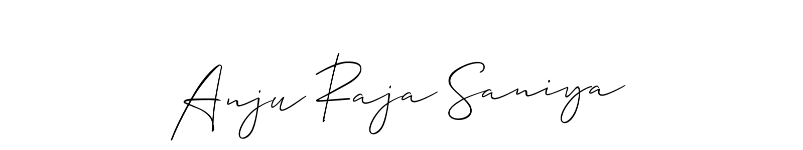 Here are the top 10 professional signature styles for the name Anju Raja Saniya. These are the best autograph styles you can use for your name. Anju Raja Saniya signature style 2 images and pictures png