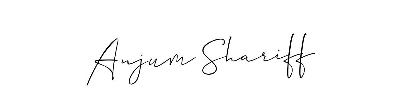 Here are the top 10 professional signature styles for the name Anjum Shariff. These are the best autograph styles you can use for your name. Anjum Shariff signature style 2 images and pictures png