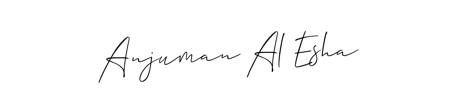 You can use this online signature creator to create a handwritten signature for the name Anjuman Al Esha. This is the best online autograph maker. Anjuman Al Esha signature style 2 images and pictures png