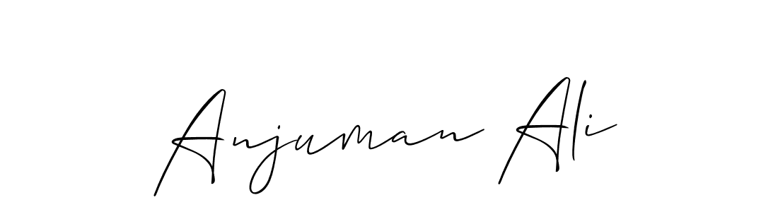 It looks lik you need a new signature style for name Anjuman Ali. Design unique handwritten (Allison_Script) signature with our free signature maker in just a few clicks. Anjuman Ali signature style 2 images and pictures png