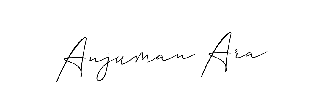 It looks lik you need a new signature style for name Anjuman Ara. Design unique handwritten (Allison_Script) signature with our free signature maker in just a few clicks. Anjuman Ara signature style 2 images and pictures png