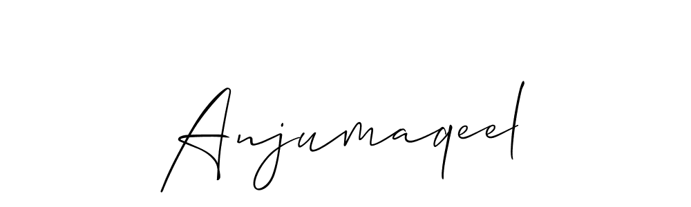 Make a beautiful signature design for name Anjumaqeel. Use this online signature maker to create a handwritten signature for free. Anjumaqeel signature style 2 images and pictures png