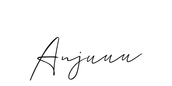 Best and Professional Signature Style for Anjuuu. Allison_Script Best Signature Style Collection. Anjuuu signature style 2 images and pictures png