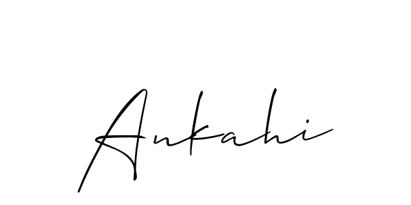 This is the best signature style for the Ankahi name. Also you like these signature font (Allison_Script). Mix name signature. Ankahi signature style 2 images and pictures png