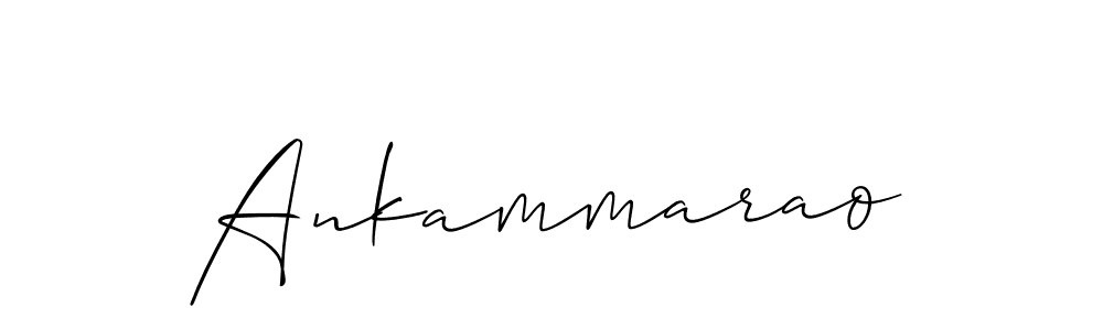 Ankammarao stylish signature style. Best Handwritten Sign (Allison_Script) for my name. Handwritten Signature Collection Ideas for my name Ankammarao. Ankammarao signature style 2 images and pictures png