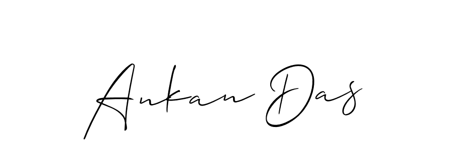 How to make Ankan Das signature? Allison_Script is a professional autograph style. Create handwritten signature for Ankan Das name. Ankan Das signature style 2 images and pictures png