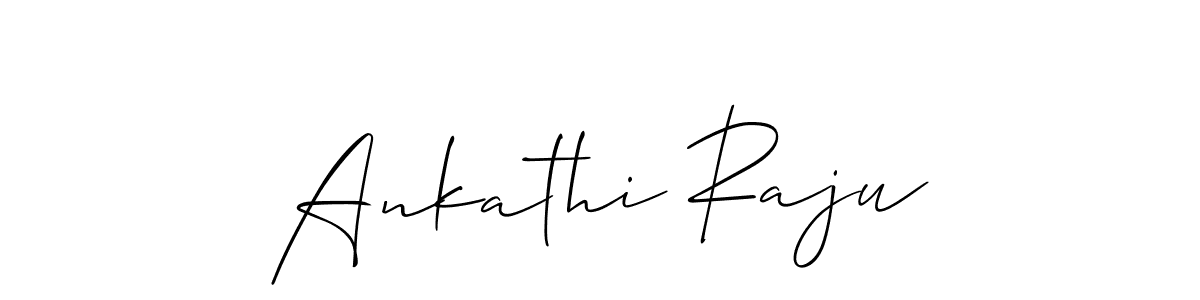 Make a beautiful signature design for name Ankathi Raju. Use this online signature maker to create a handwritten signature for free. Ankathi Raju signature style 2 images and pictures png