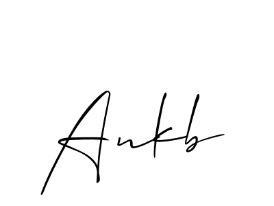 Ankb stylish signature style. Best Handwritten Sign (Allison_Script) for my name. Handwritten Signature Collection Ideas for my name Ankb. Ankb signature style 2 images and pictures png