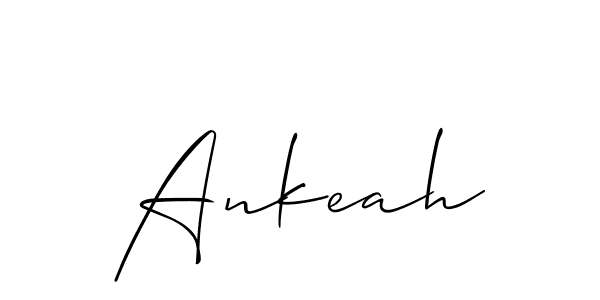 Similarly Allison_Script is the best handwritten signature design. Signature creator online .You can use it as an online autograph creator for name Ankeah. Ankeah signature style 2 images and pictures png