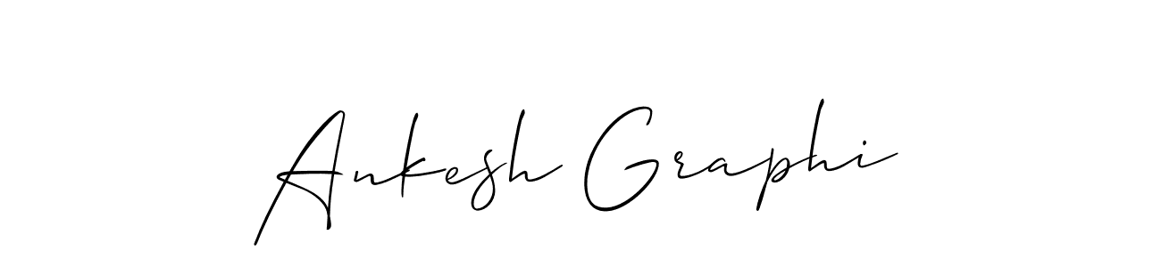 Design your own signature with our free online signature maker. With this signature software, you can create a handwritten (Allison_Script) signature for name Ankesh Graphi. Ankesh Graphi signature style 2 images and pictures png