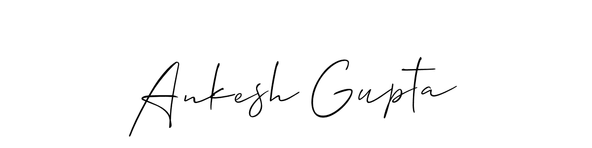 if you are searching for the best signature style for your name Ankesh Gupta. so please give up your signature search. here we have designed multiple signature styles  using Allison_Script. Ankesh Gupta signature style 2 images and pictures png