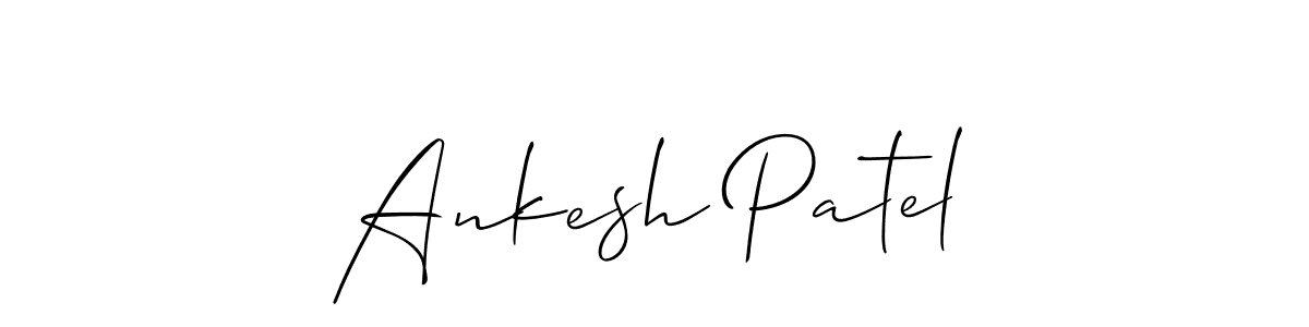 if you are searching for the best signature style for your name Ankesh Patel. so please give up your signature search. here we have designed multiple signature styles  using Allison_Script. Ankesh Patel signature style 2 images and pictures png