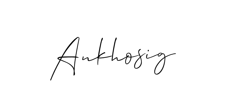 Best and Professional Signature Style for Ankhosig. Allison_Script Best Signature Style Collection. Ankhosig signature style 2 images and pictures png