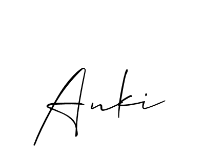 How to make Anki name signature. Use Allison_Script style for creating short signs online. This is the latest handwritten sign. Anki signature style 2 images and pictures png