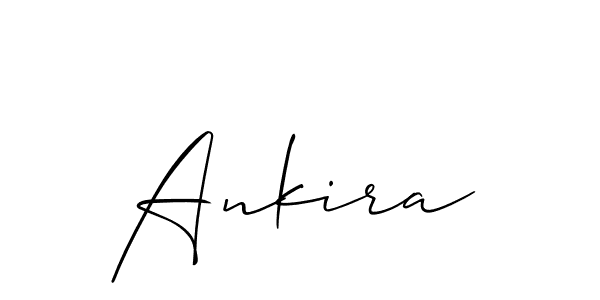 How to make Ankira signature? Allison_Script is a professional autograph style. Create handwritten signature for Ankira name. Ankira signature style 2 images and pictures png