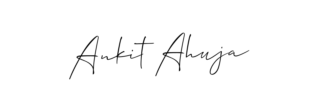 How to Draw Ankit Ahuja signature style? Allison_Script is a latest design signature styles for name Ankit Ahuja. Ankit Ahuja signature style 2 images and pictures png