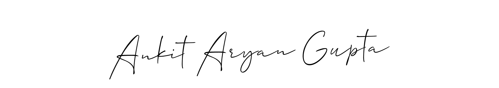 Make a short Ankit Aryan Gupta signature style. Manage your documents anywhere anytime using Allison_Script. Create and add eSignatures, submit forms, share and send files easily. Ankit Aryan Gupta signature style 2 images and pictures png