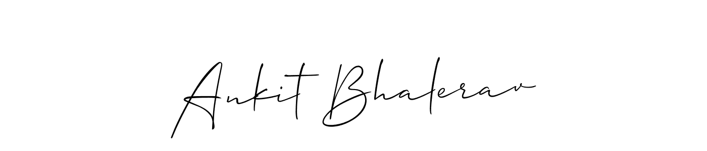 Once you've used our free online signature maker to create your best signature Allison_Script style, it's time to enjoy all of the benefits that Ankit Bhalerav name signing documents. Ankit Bhalerav signature style 2 images and pictures png