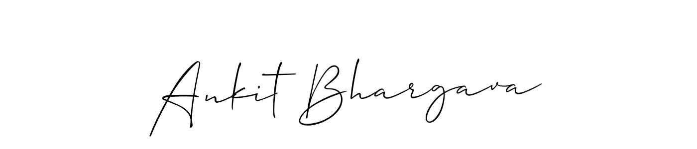 Also we have Ankit Bhargava name is the best signature style. Create professional handwritten signature collection using Allison_Script autograph style. Ankit Bhargava signature style 2 images and pictures png