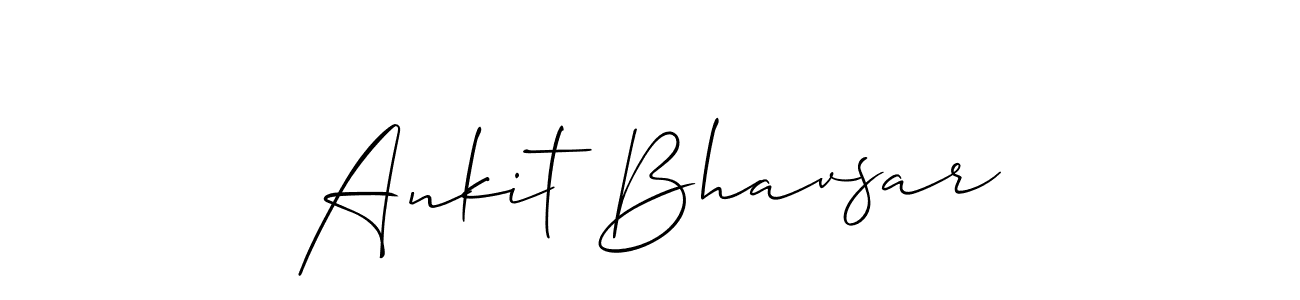 How to make Ankit Bhavsar signature? Allison_Script is a professional autograph style. Create handwritten signature for Ankit Bhavsar name. Ankit Bhavsar signature style 2 images and pictures png