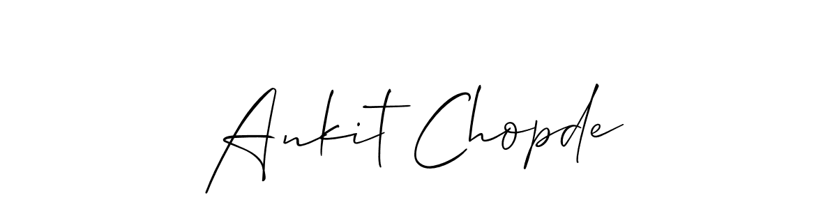 Make a beautiful signature design for name Ankit Chopde. Use this online signature maker to create a handwritten signature for free. Ankit Chopde signature style 2 images and pictures png