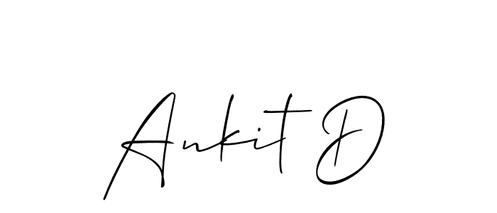 Once you've used our free online signature maker to create your best signature Allison_Script style, it's time to enjoy all of the benefits that Ankit D name signing documents. Ankit D signature style 2 images and pictures png