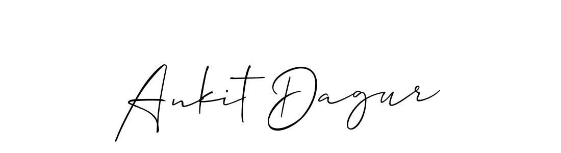 Create a beautiful signature design for name Ankit Dagur. With this signature (Allison_Script) fonts, you can make a handwritten signature for free. Ankit Dagur signature style 2 images and pictures png