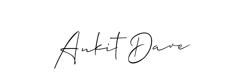 How to make Ankit Dave signature? Allison_Script is a professional autograph style. Create handwritten signature for Ankit Dave name. Ankit Dave signature style 2 images and pictures png