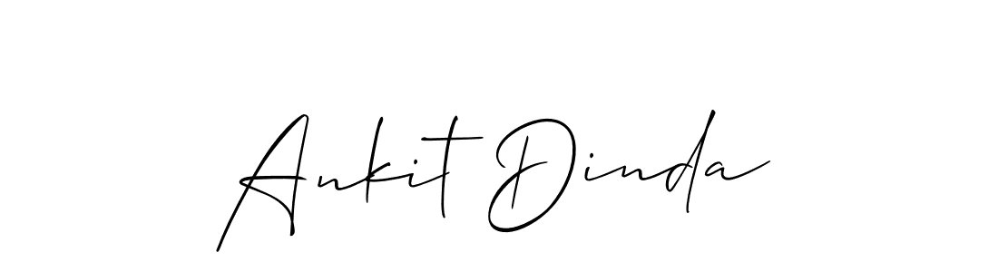 The best way (Allison_Script) to make a short signature is to pick only two or three words in your name. The name Ankit Dinda include a total of six letters. For converting this name. Ankit Dinda signature style 2 images and pictures png