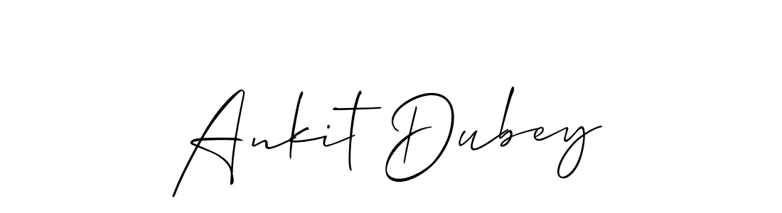 It looks lik you need a new signature style for name Ankit Dubey. Design unique handwritten (Allison_Script) signature with our free signature maker in just a few clicks. Ankit Dubey signature style 2 images and pictures png