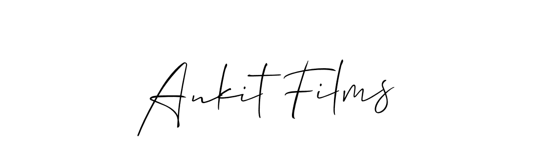 The best way (Allison_Script) to make a short signature is to pick only two or three words in your name. The name Ankit Films include a total of six letters. For converting this name. Ankit Films signature style 2 images and pictures png