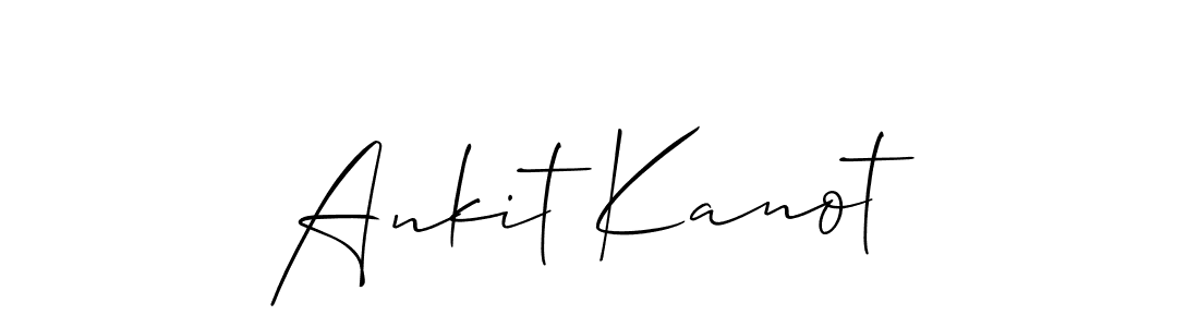 Best and Professional Signature Style for Ankit Kanot. Allison_Script Best Signature Style Collection. Ankit Kanot signature style 2 images and pictures png