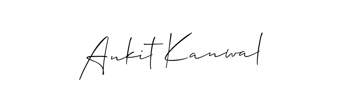 Similarly Allison_Script is the best handwritten signature design. Signature creator online .You can use it as an online autograph creator for name Ankit Kanwal. Ankit Kanwal signature style 2 images and pictures png