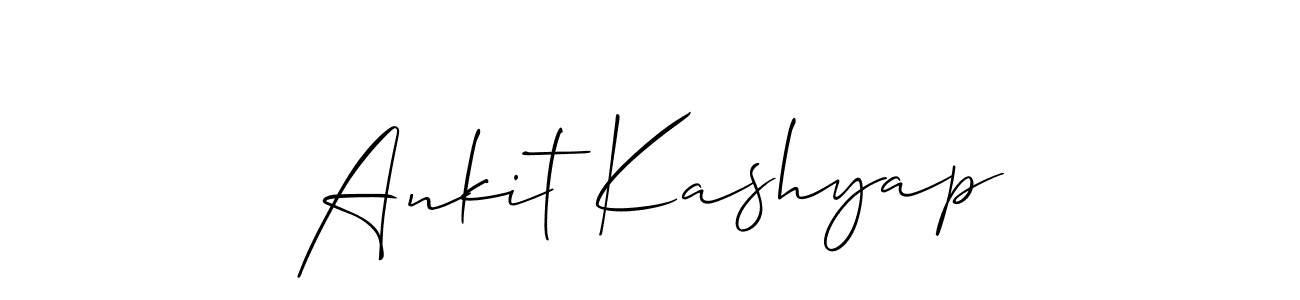 The best way (Allison_Script) to make a short signature is to pick only two or three words in your name. The name Ankit Kashyap include a total of six letters. For converting this name. Ankit Kashyap signature style 2 images and pictures png