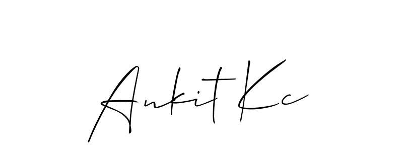 Make a short Ankit Kc signature style. Manage your documents anywhere anytime using Allison_Script. Create and add eSignatures, submit forms, share and send files easily. Ankit Kc signature style 2 images and pictures png