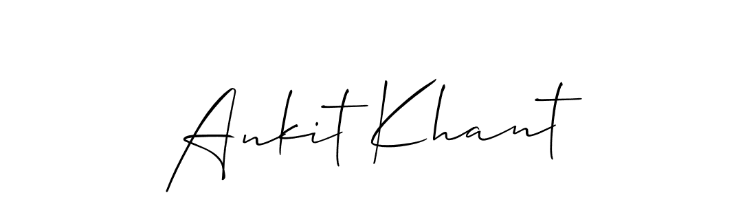 Make a beautiful signature design for name Ankit Khant. Use this online signature maker to create a handwritten signature for free. Ankit Khant signature style 2 images and pictures png