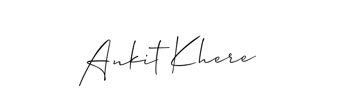 Make a beautiful signature design for name Ankit Khere. Use this online signature maker to create a handwritten signature for free. Ankit Khere signature style 2 images and pictures png