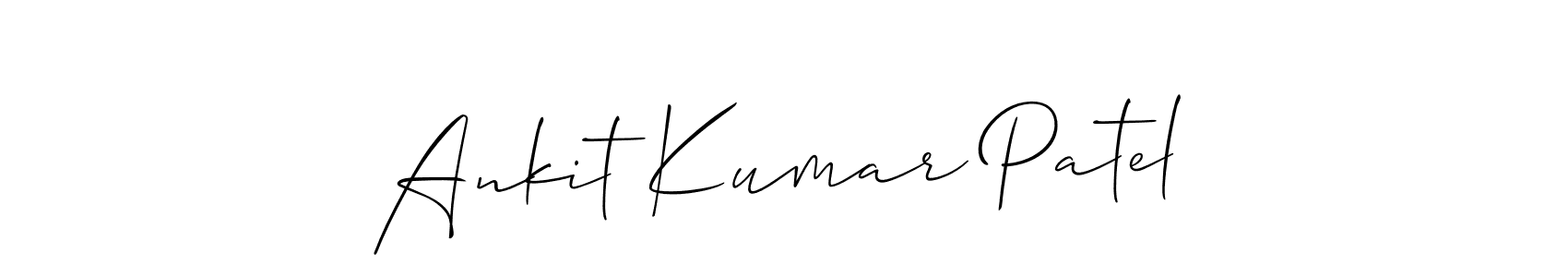 Also You can easily find your signature by using the search form. We will create Ankit Kumar Patel name handwritten signature images for you free of cost using Allison_Script sign style. Ankit Kumar Patel signature style 2 images and pictures png