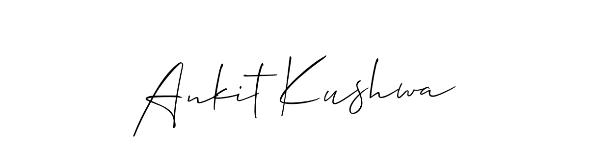 This is the best signature style for the Ankit Kushwa name. Also you like these signature font (Allison_Script). Mix name signature. Ankit Kushwa signature style 2 images and pictures png