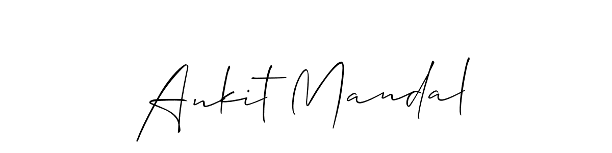 Also we have Ankit Mandal name is the best signature style. Create professional handwritten signature collection using Allison_Script autograph style. Ankit Mandal signature style 2 images and pictures png