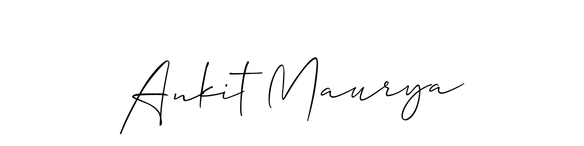 Best and Professional Signature Style for Ankit Maurya. Allison_Script Best Signature Style Collection. Ankit Maurya signature style 2 images and pictures png