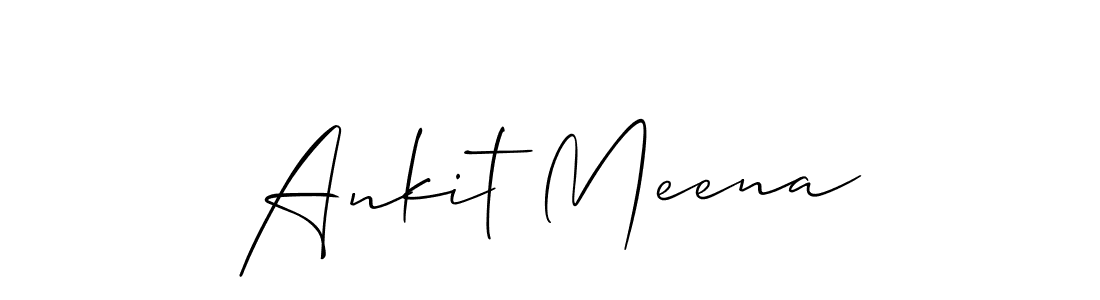 Design your own signature with our free online signature maker. With this signature software, you can create a handwritten (Allison_Script) signature for name Ankit Meena. Ankit Meena signature style 2 images and pictures png