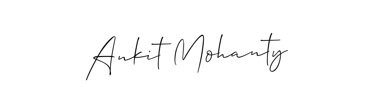 Make a beautiful signature design for name Ankit Mohanty. With this signature (Allison_Script) style, you can create a handwritten signature for free. Ankit Mohanty signature style 2 images and pictures png