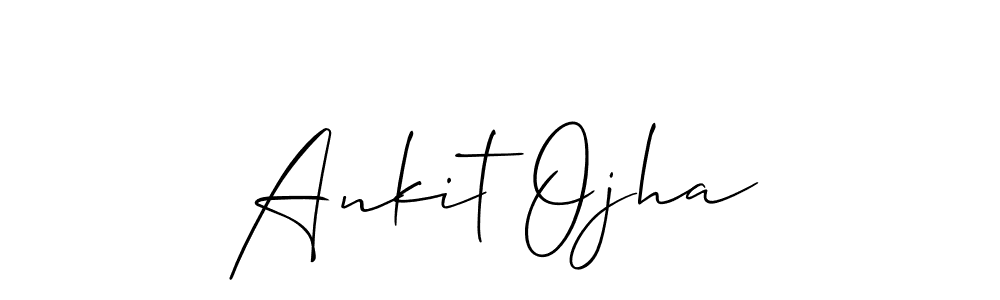 Make a short Ankit Ojha signature style. Manage your documents anywhere anytime using Allison_Script. Create and add eSignatures, submit forms, share and send files easily. Ankit Ojha signature style 2 images and pictures png