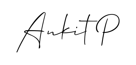 A dynamic signature style for Ankit P using Allison_Script script. Designed to look authentic, handwritten, and professional. Ankit P signature style 2 images and pictures png
