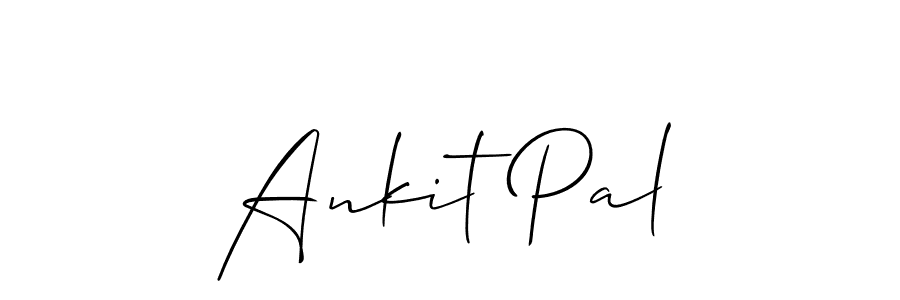 if you are searching for the best signature style for your name Ankit Pal. so please give up your signature search. here we have designed multiple signature styles  using Allison_Script. Ankit Pal signature style 2 images and pictures png