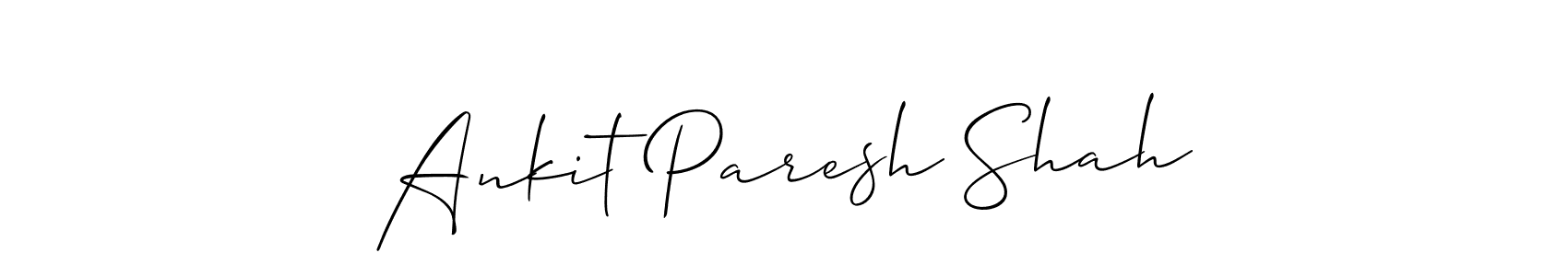 Best and Professional Signature Style for Ankit Paresh Shah. Allison_Script Best Signature Style Collection. Ankit Paresh Shah signature style 2 images and pictures png