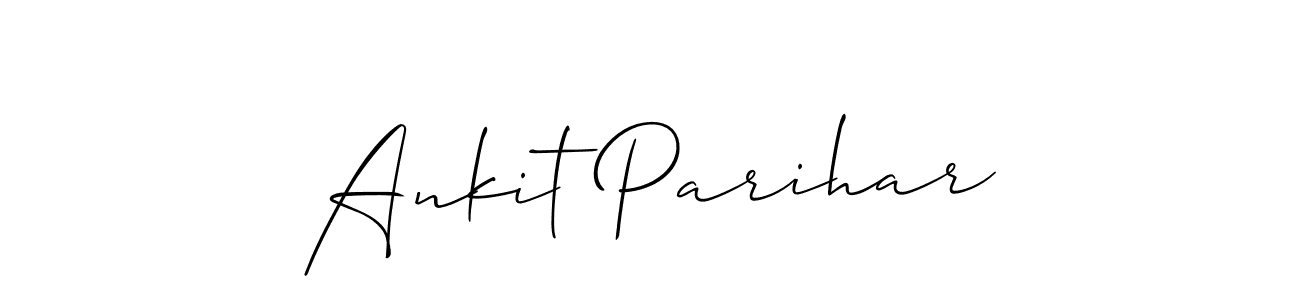 Ankit Parihar stylish signature style. Best Handwritten Sign (Allison_Script) for my name. Handwritten Signature Collection Ideas for my name Ankit Parihar. Ankit Parihar signature style 2 images and pictures png